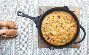 Cast Iron Rosemary Focaccia