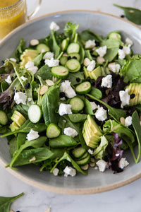 Simple Side Salad with Lemon-Maple Vinaigrette